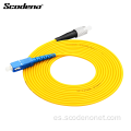 Cable de conexión de fibra óptica Scodeno Simplex y Duplex SC-FC para comunicación de datos